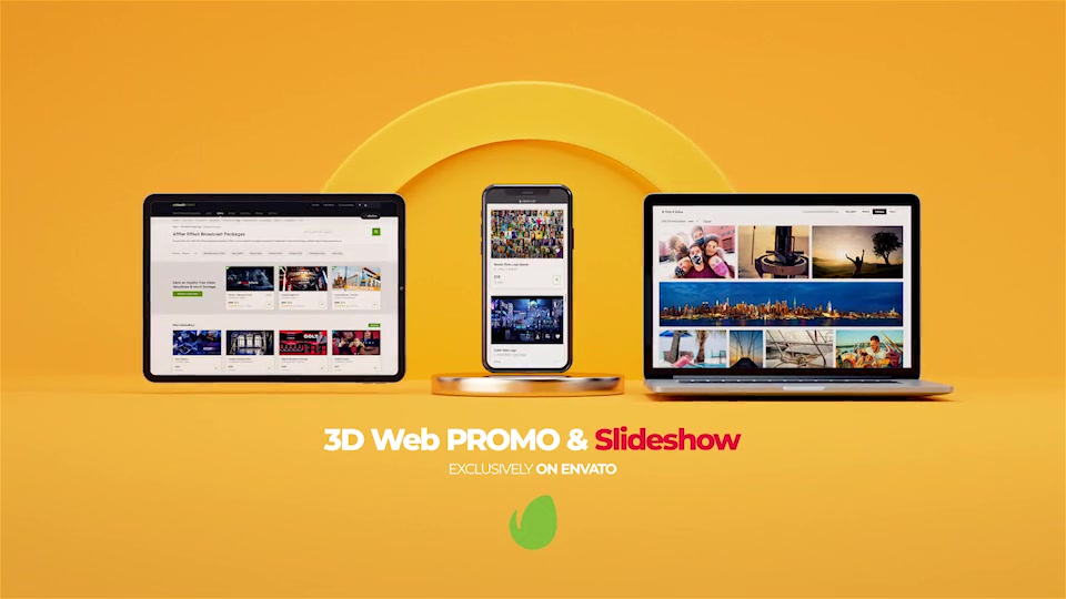 3D Web Promo & Slideshow Videohive 35590431 After Effects Image 13