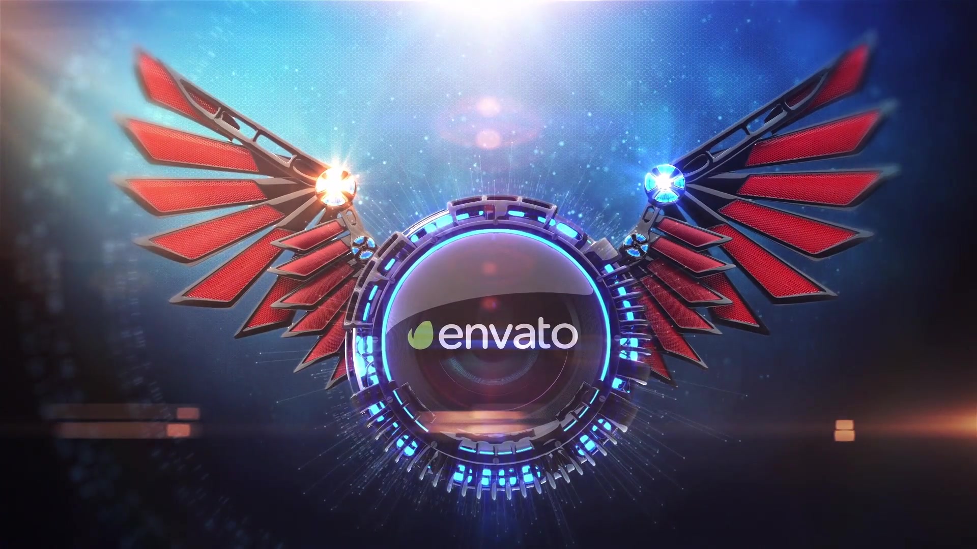 3D Wings Logo Reveal Videohive 6659911 After Effects Image 4