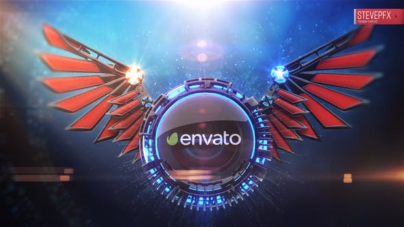 3D Wings Logo Reveal - Download Videohive 6659911