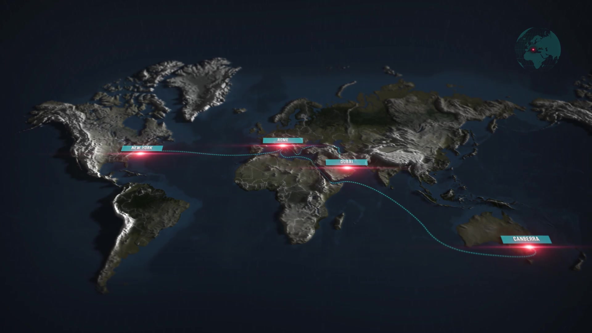 3D World Map Videohive 38730045 After Effects Image 3