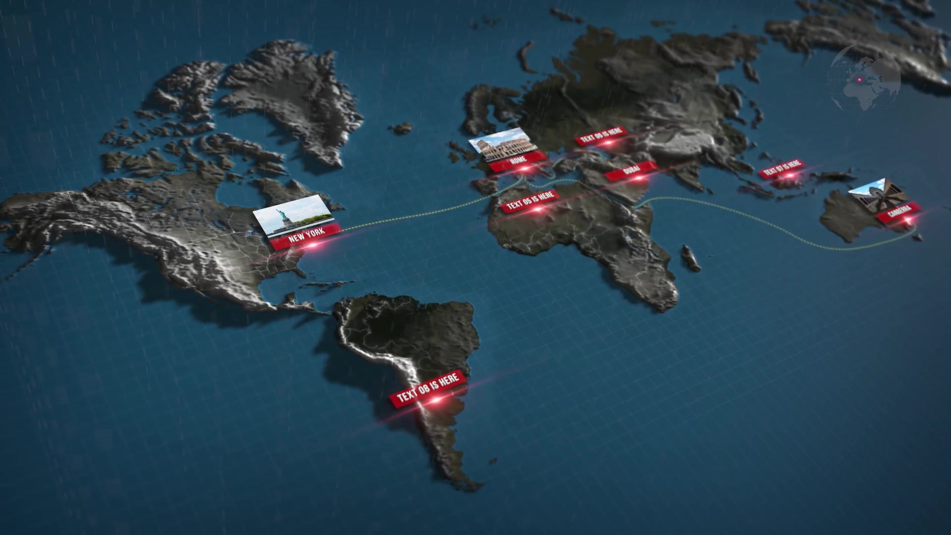 3D World Map Videohive 38730045 After Effects Image 7