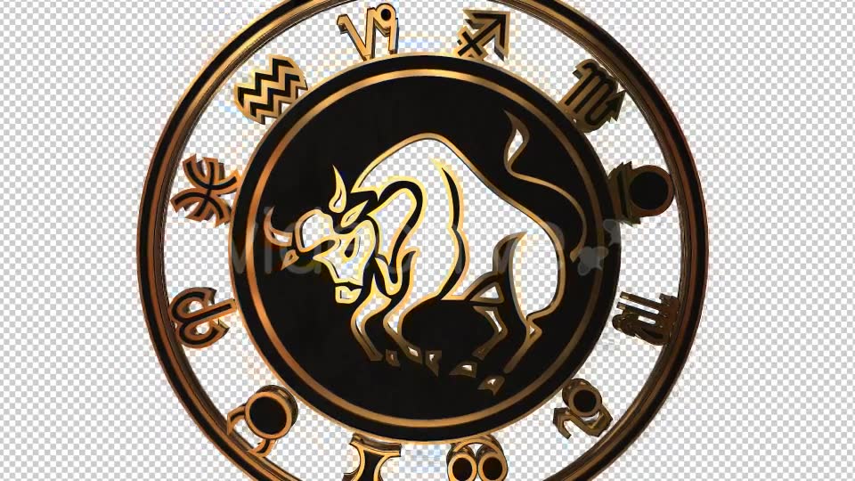 3D Zodiac Sign Taurus - Download Videohive 15879323