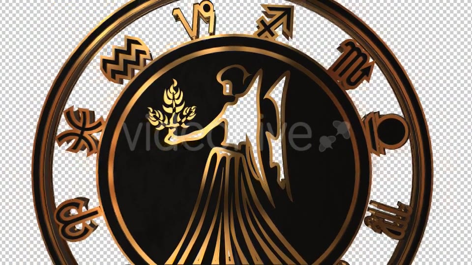 3D Zodiac Sign Virgo - Download Videohive 15882999