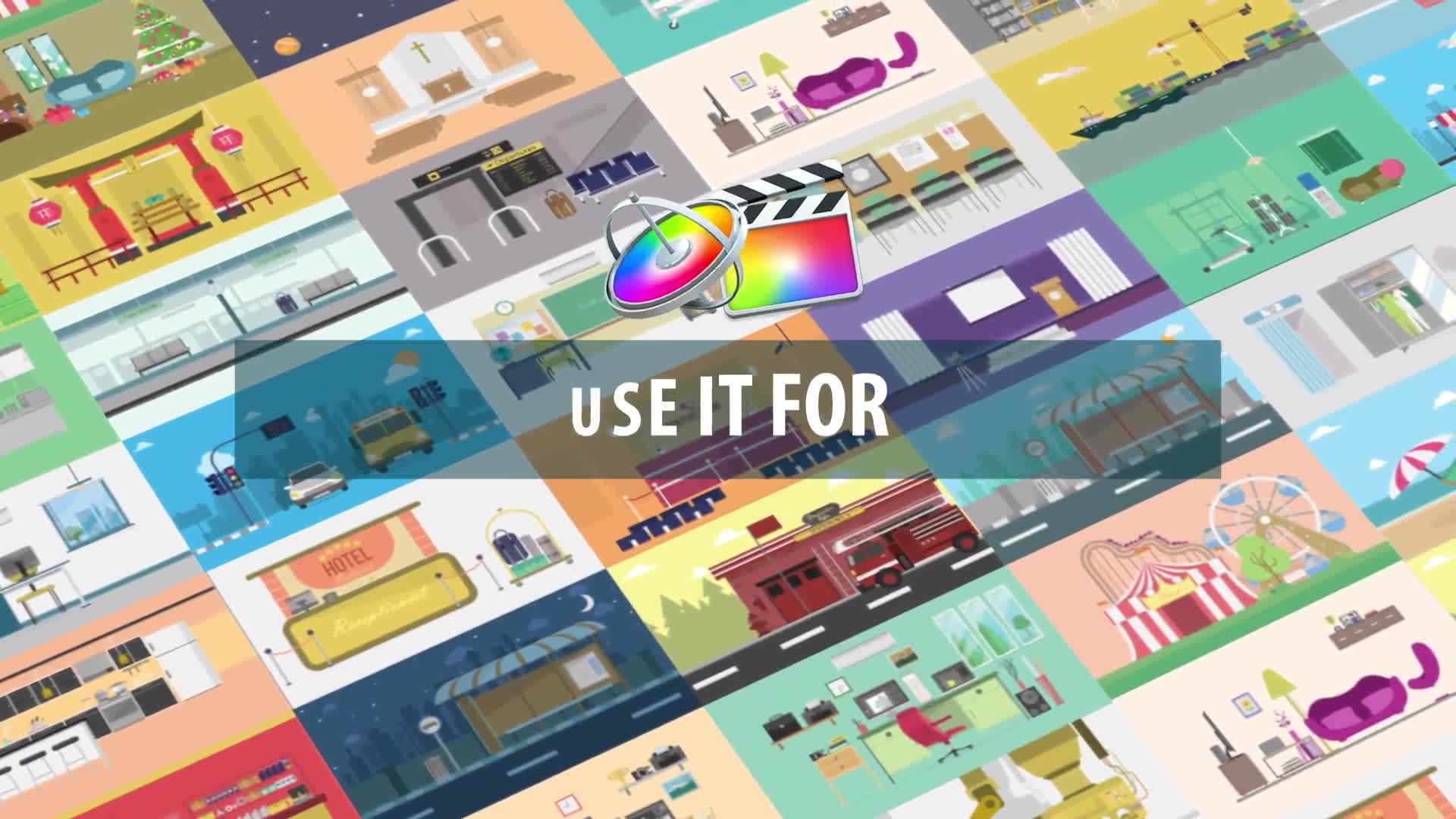 40 Mix Background Scenes | Apple Motion & FCPX Videohive 28090797 Apple Motion Image 1