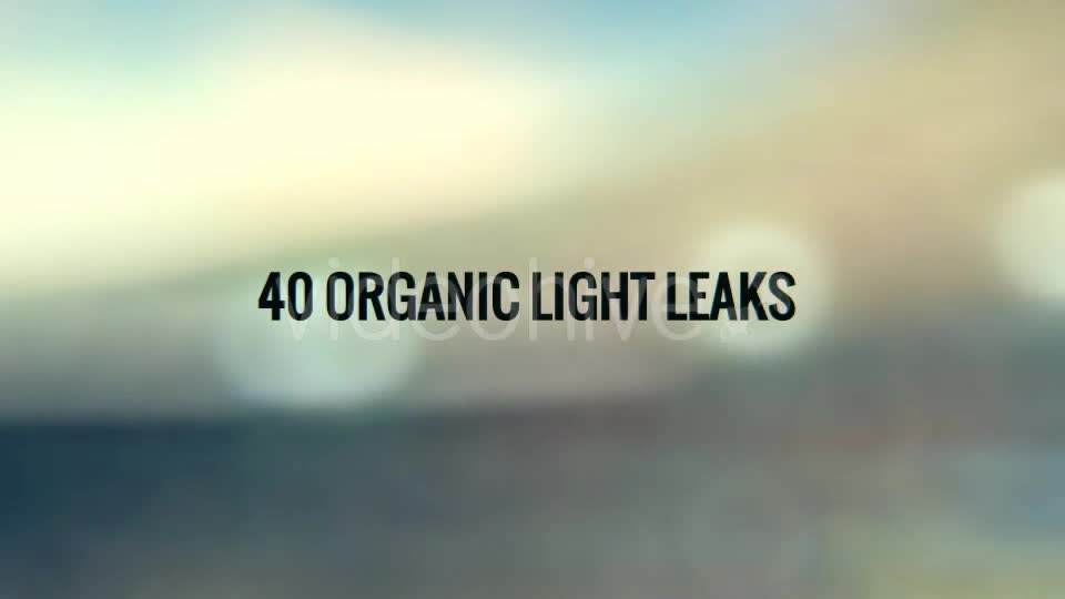 40 Organic Light Leaks Videohive 8916340 Motion Graphics Image 1