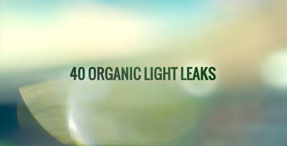 40 Organic Light Leaks - 8916340 Download Videohive