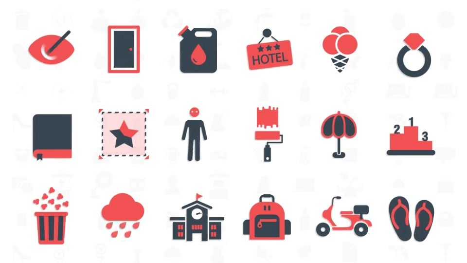 400 Animated Icons - Download Videohive 9564055