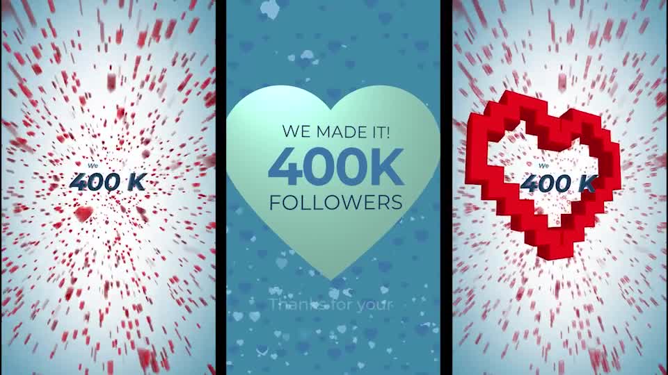 400K Followers Stories Videohive 28461772 After Effects Image 1