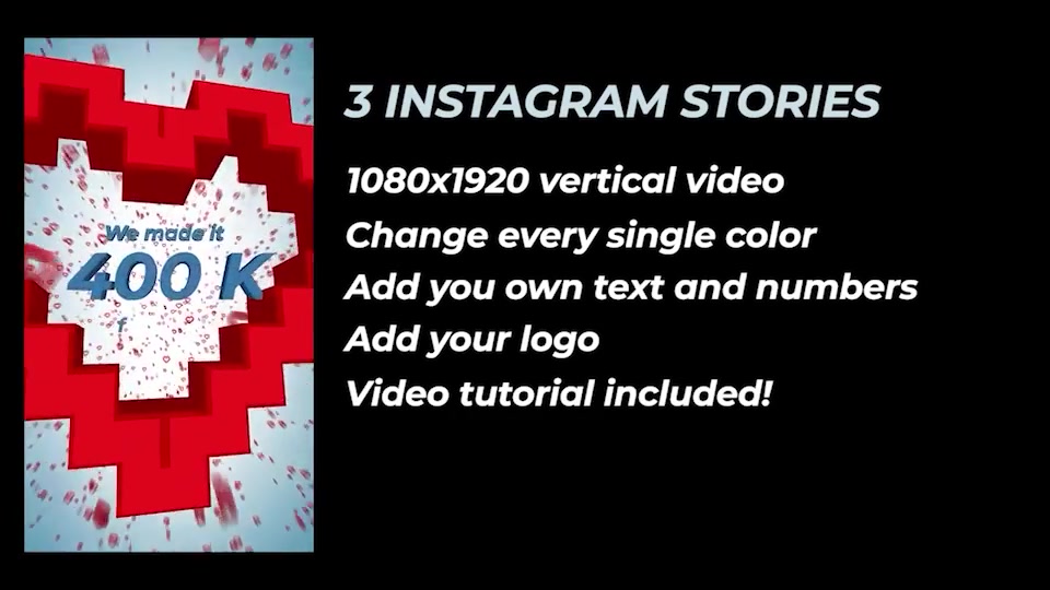 400K Followers Stories Videohive 28461772 After Effects Image 8