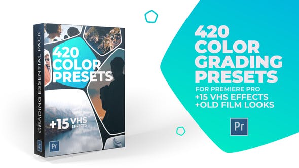 420 Cinematic Color Presets, 15 VHS Video Effects, Old Film Looks - Videohive 24589977 Download