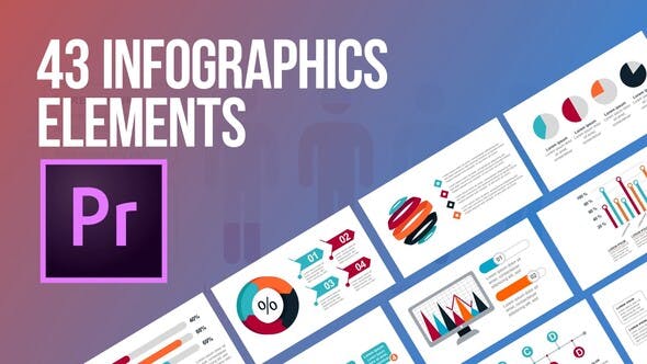43 Infographics Elements (MOGRT) - 24245727 Videohive Download