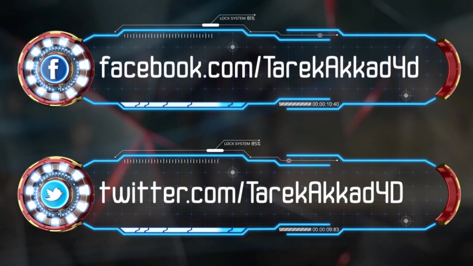 45 Arc Reactor Lower Thirds - Download Videohive 16086234