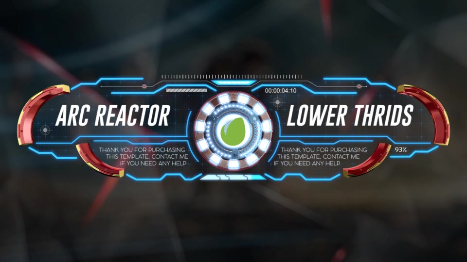 45 Arc Reactor Lower Thirds - Download Videohive 16086234
