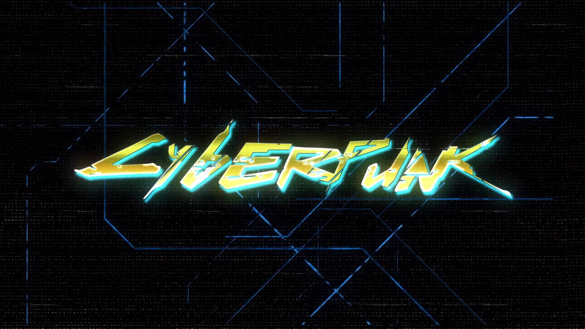 4k Cyberpunk Logo Videohive 27772746 After Effects Image 2