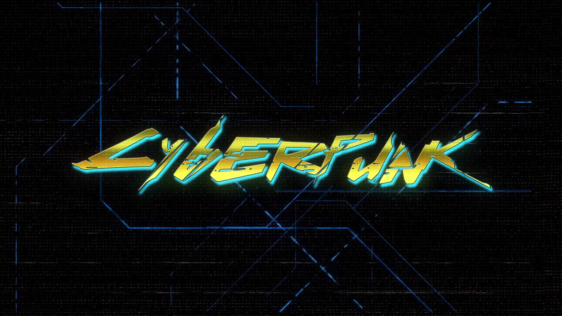 Cyberpunk logo reveal фото 10