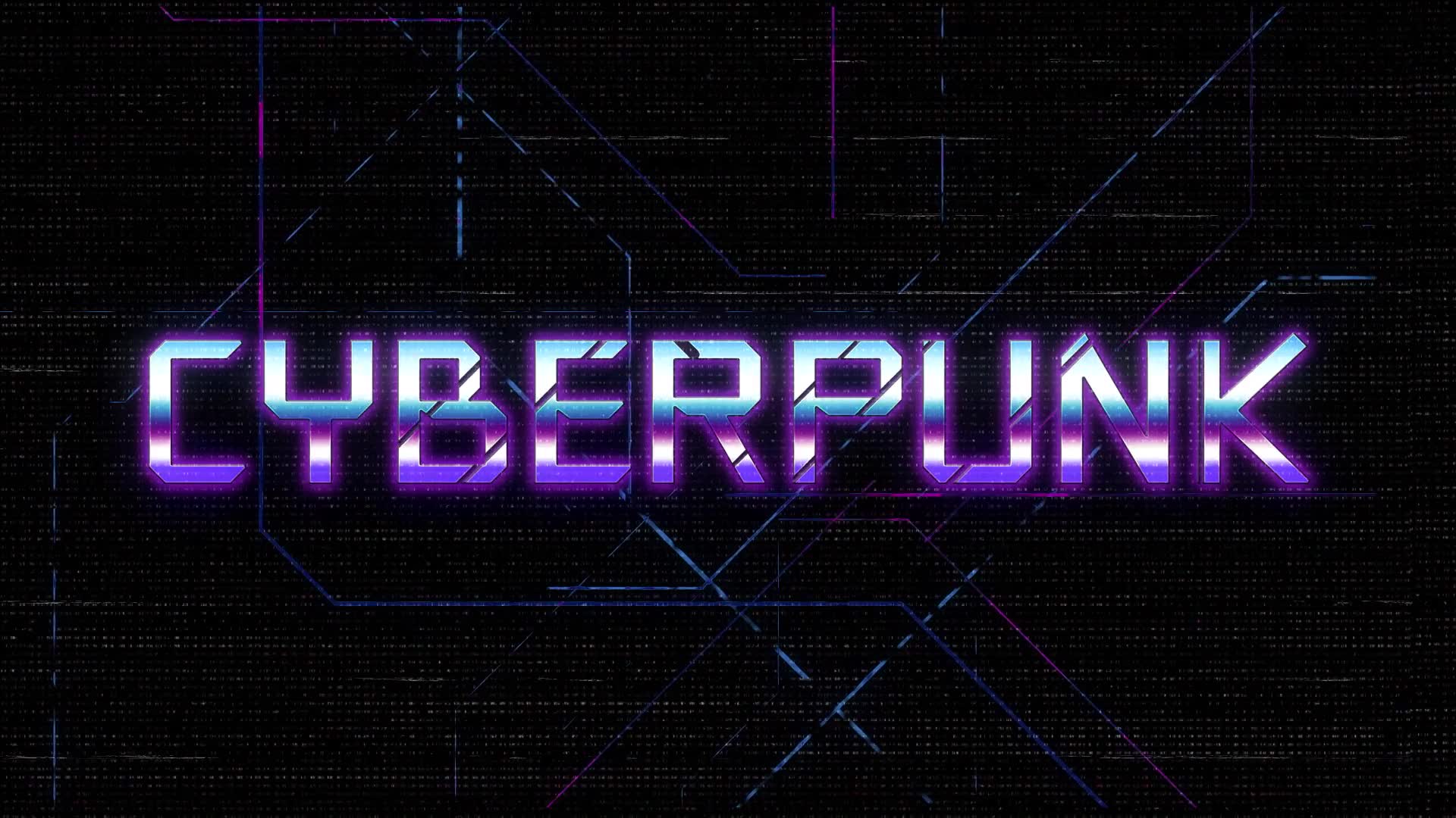 4k Cyberpunk Logo Videohive 27772746 After Effects Image 5