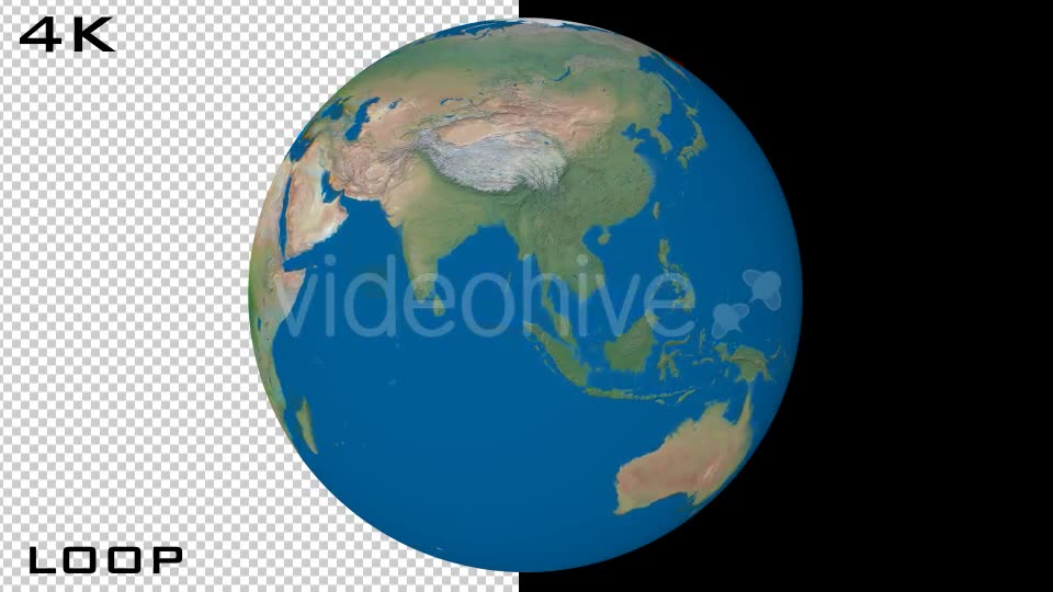 4K Earth Globe Loop - Download Videohive 20890030