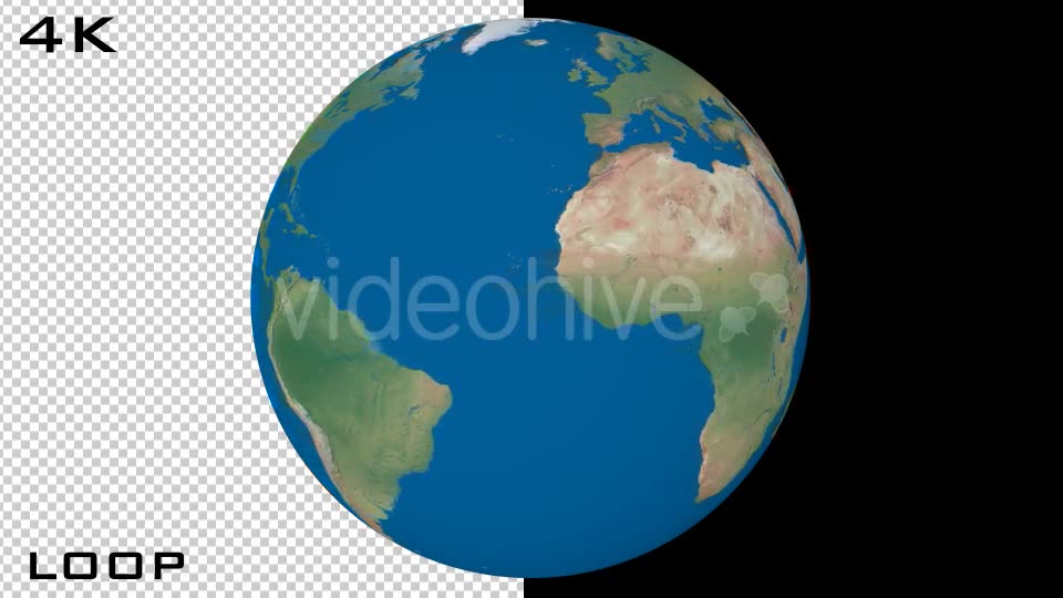 4K Earth Globe Loop - Download Videohive 20890030