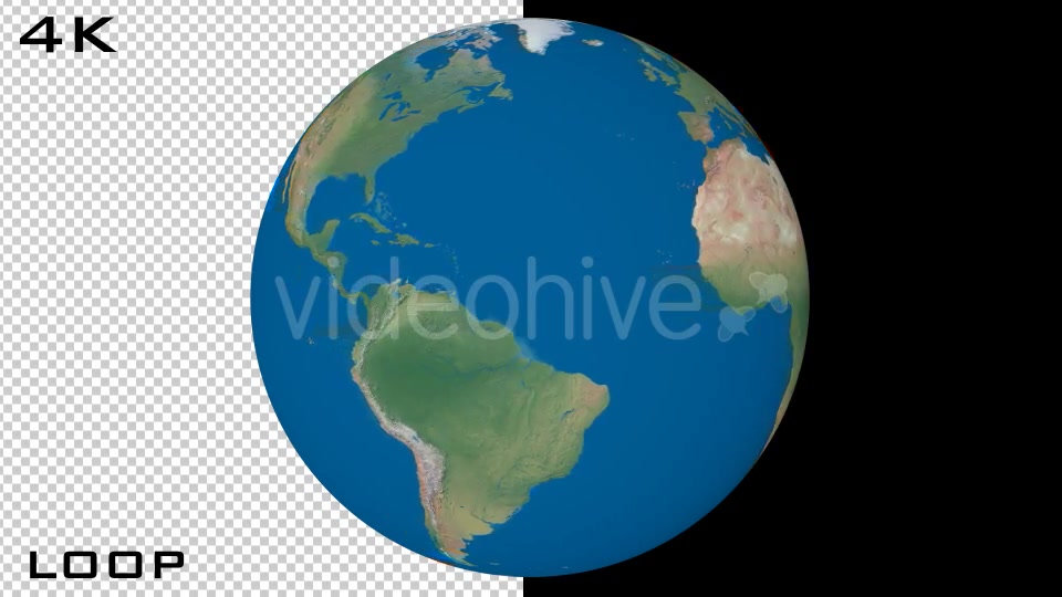 4K Earth Globe Loop - Download Videohive 20890030