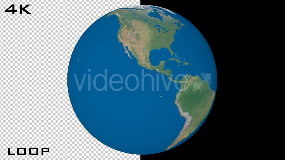 4K Earth Globe Loop - Download Videohive 20890030