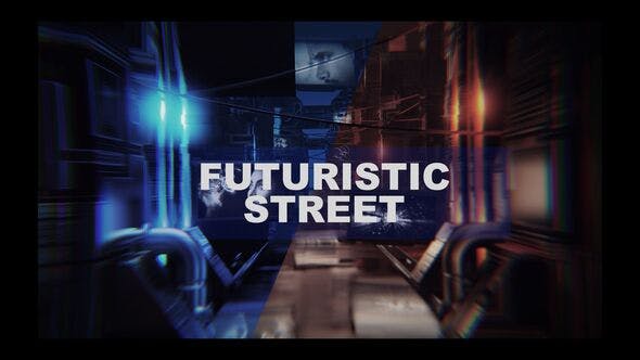 4k Futuristic thechnology street opener - Videohive Download 26876186