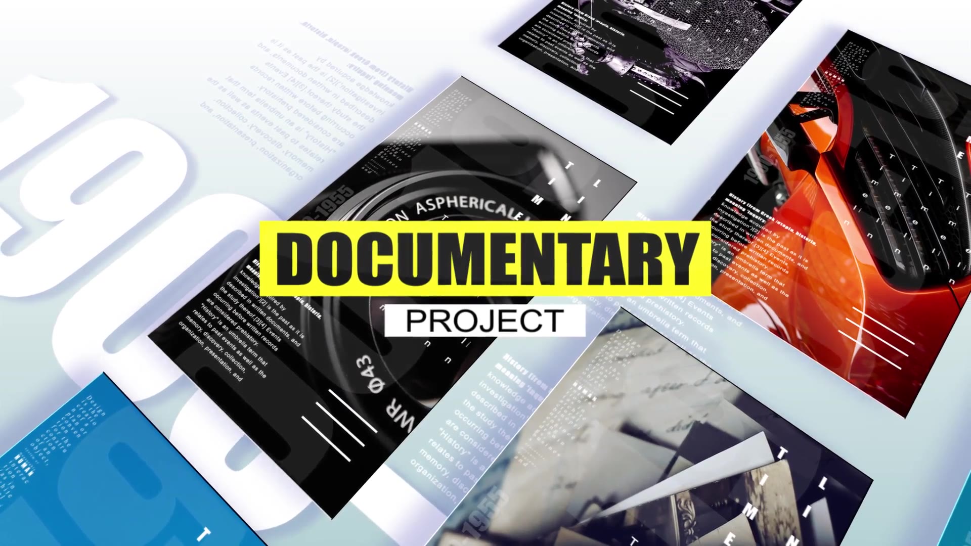 4K History Timeline Opener Videohive 24634336 After Effects Image 5
