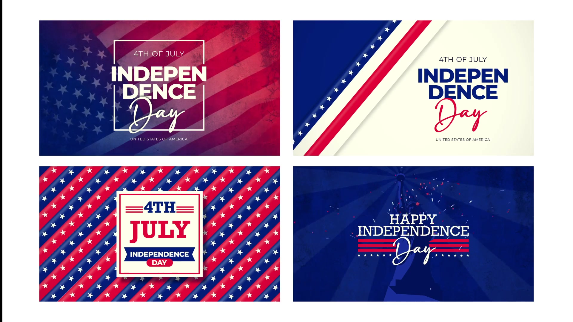 4th of July Independence Day | Instagram Stories & Posters Videohive 38216070 After Effects Image 7