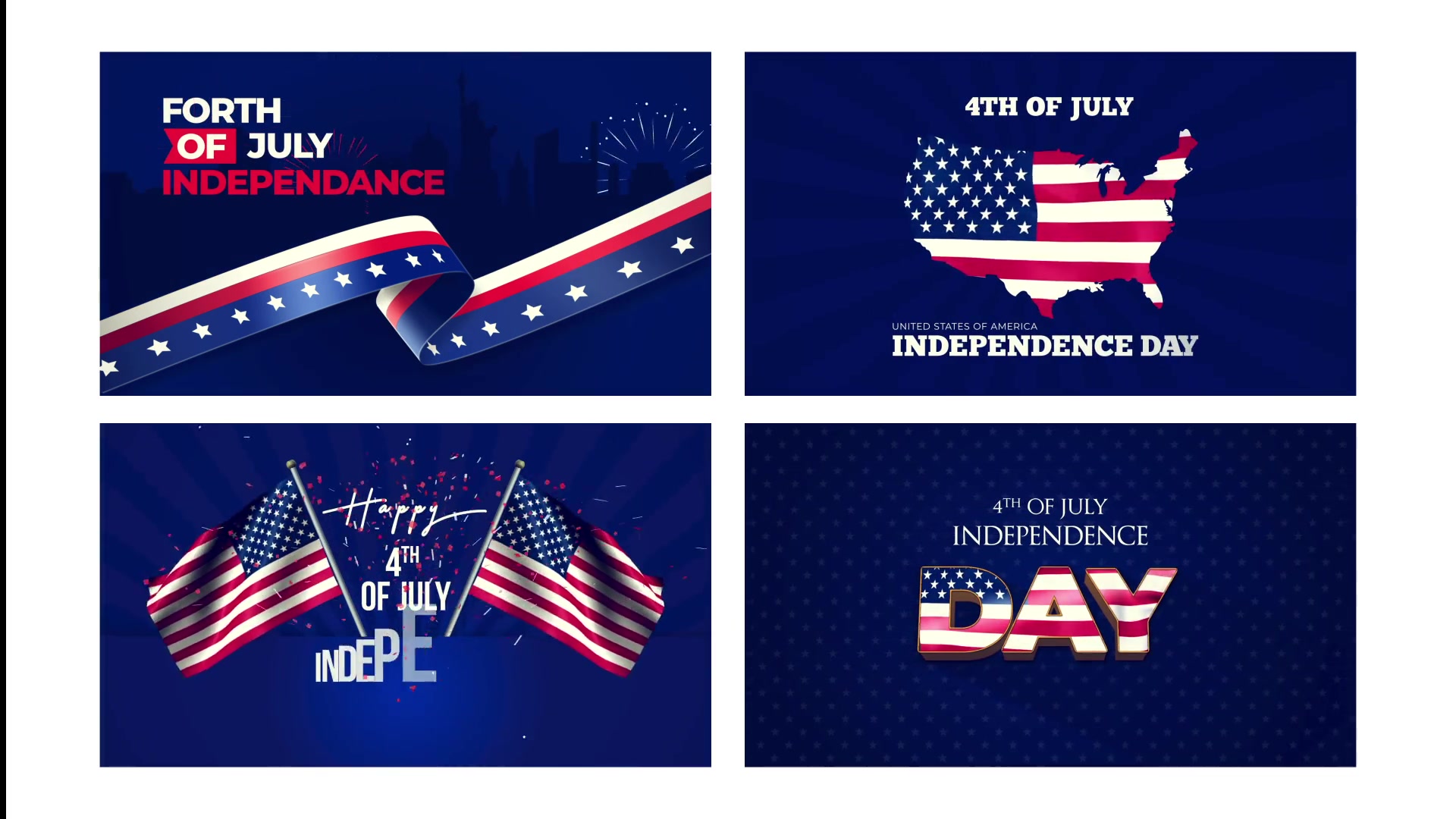 4th of July Independence Day | Instagram Stories & Posters Videohive 38216070 After Effects Image 8