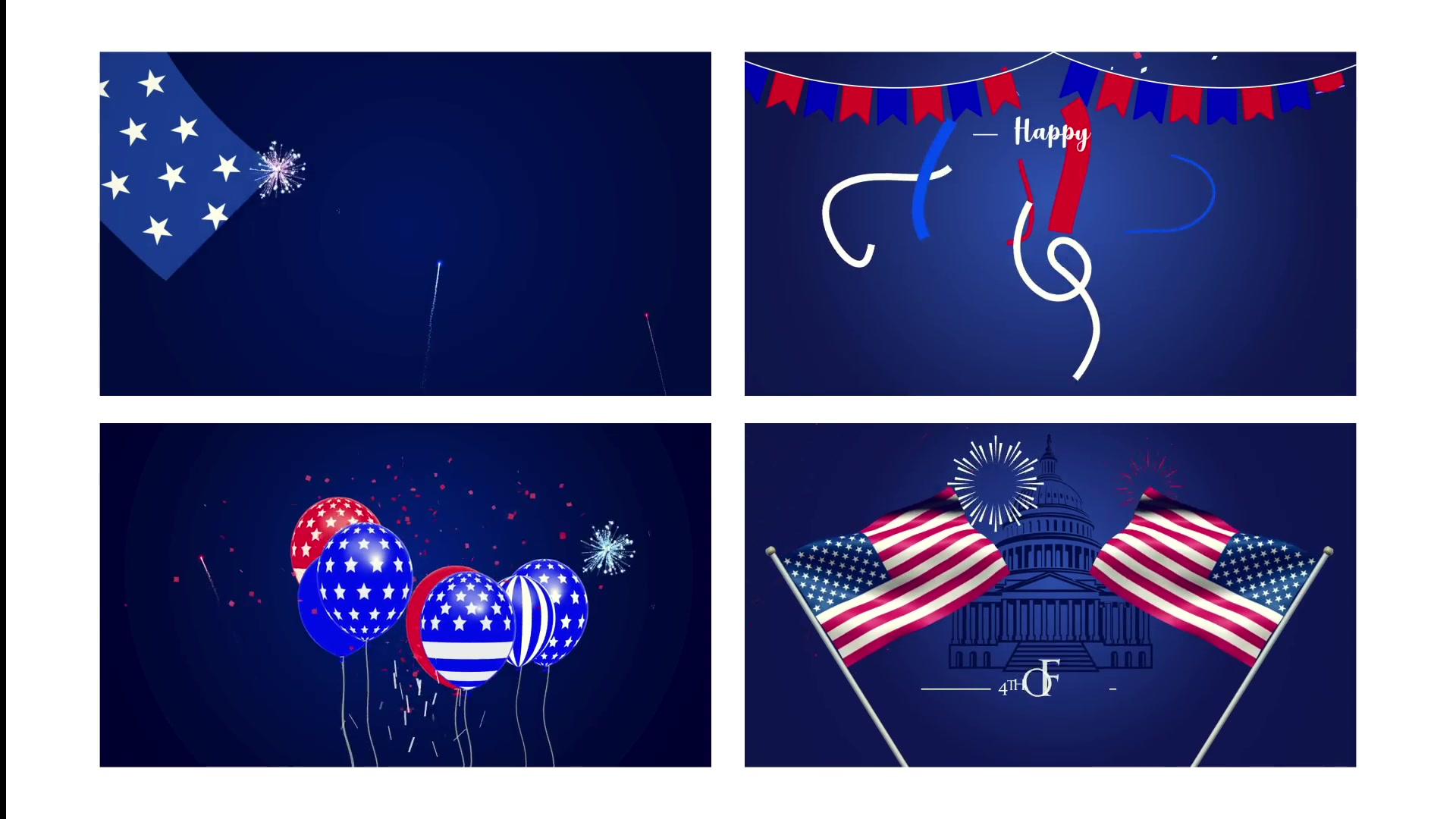 4th of July Independence Day | Instagram Stories & Posters Videohive 38216070 After Effects Image 9