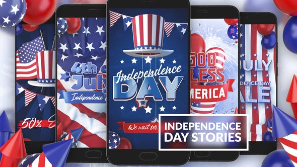 4th Of July Instagram Stories - 27389158 Download Videohive