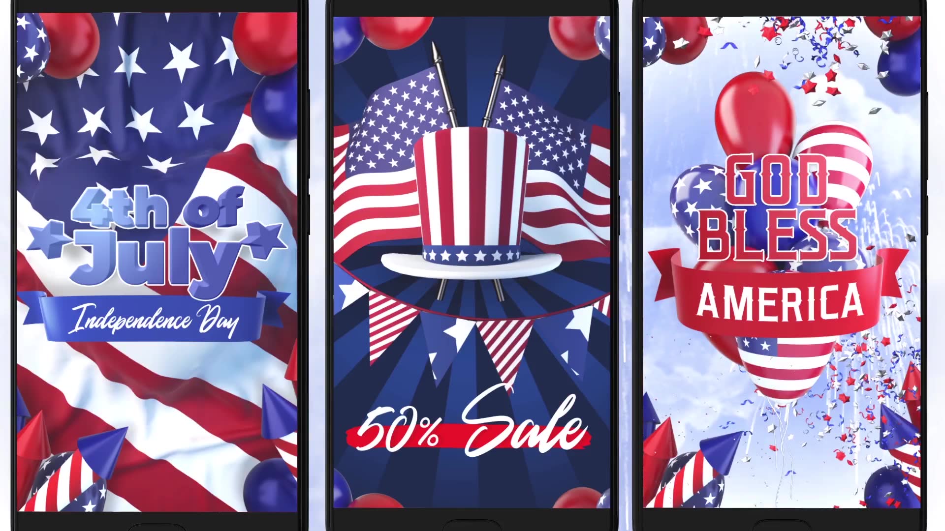 4th Of July Instagram Stories for Premiere Videohive 27422961 Premiere Pro Image 6