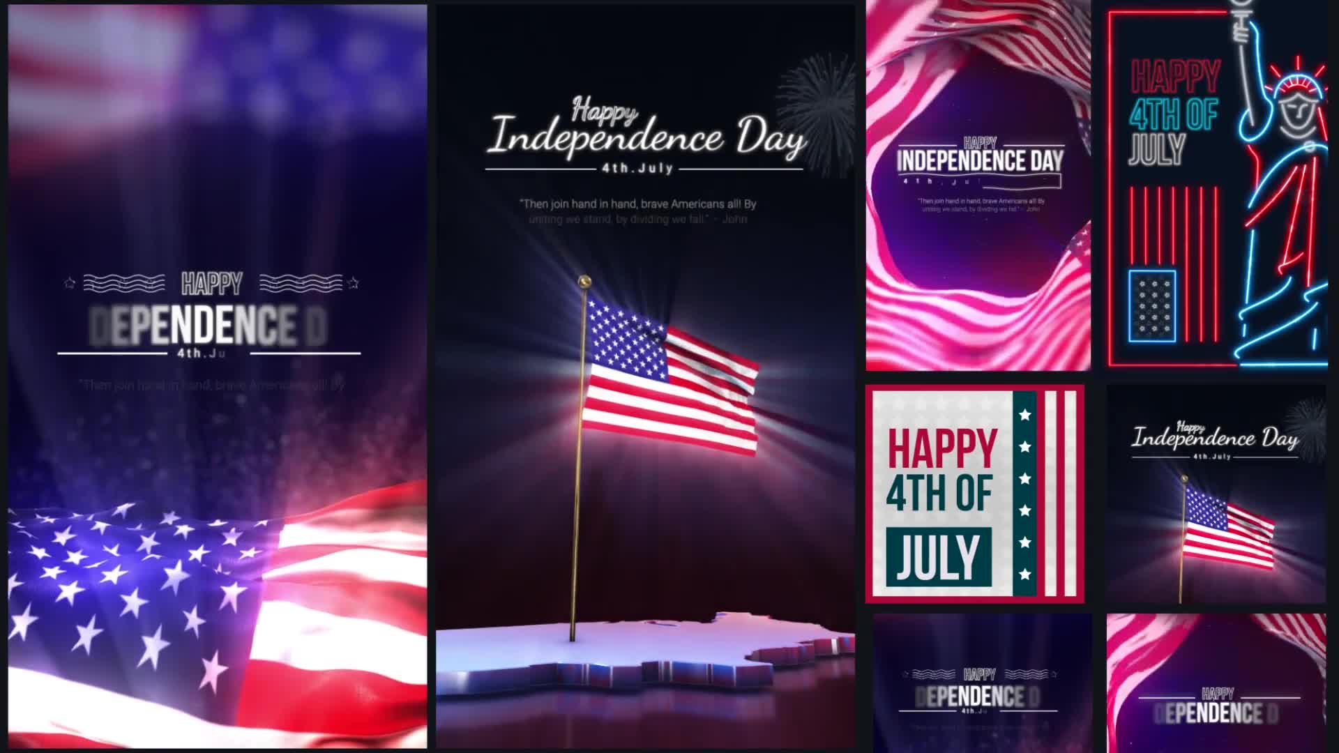 4th of July Instagram Stories Pack Videohive 38413918 Apple Motion Image 10