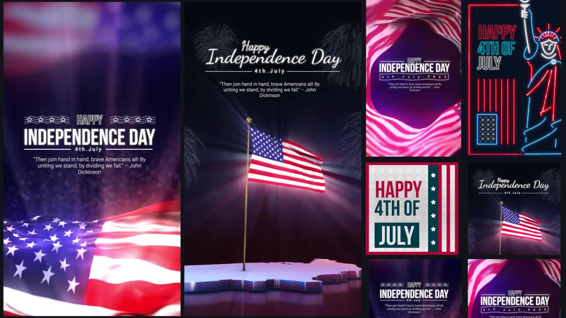 4th of July Instagram Stories Pack Videohive 38413918 Apple Motion Image 2