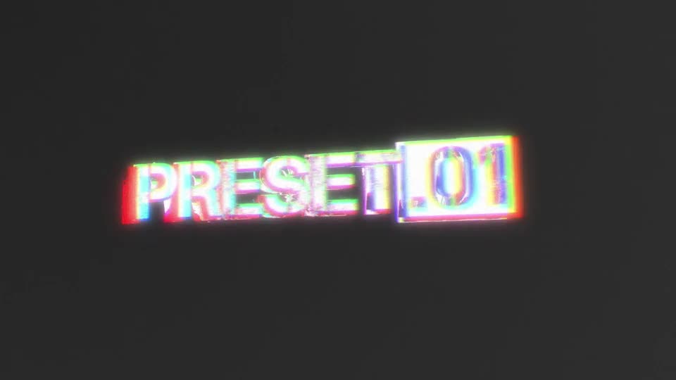 5 Glitch Title Presets Videohive 27820496 After Effects Image 3