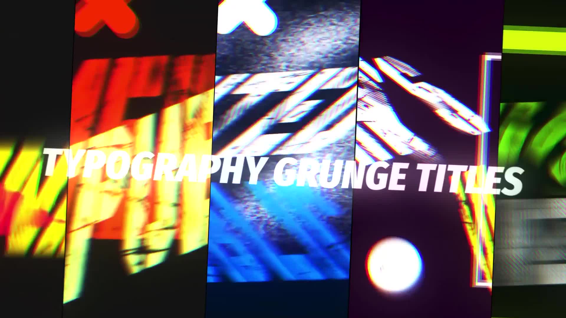5 Grunge Title Presets For Premiere Pro MOGRT Videohive 38703362 Premiere Pro Image 1