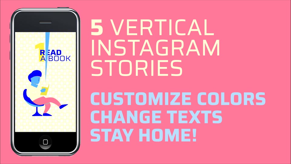 5 Instagram stories for staying home in lockdown Videohive 26592158 After Effects Image 6