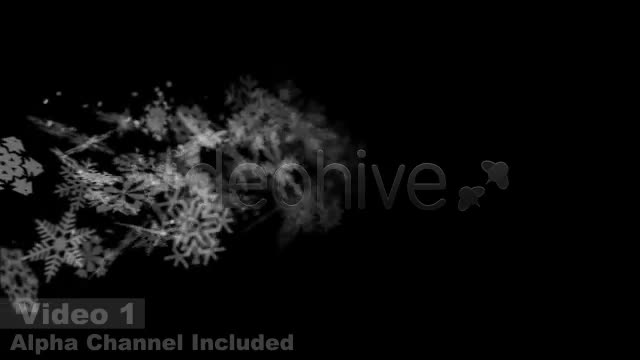5 Snow Swishing Across the Screen Videos ALPHA Videohive 220074 Motion Graphics Image 1