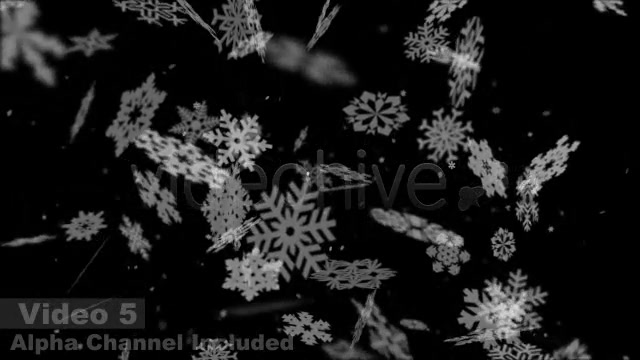 5 Snow Swishing Across the Screen Videos ALPHA Videohive 220074 Motion Graphics Image 12