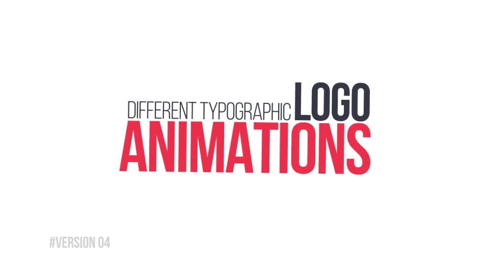 5 Typographic Logos Openers Videohive 10766094 After Effects Image 10