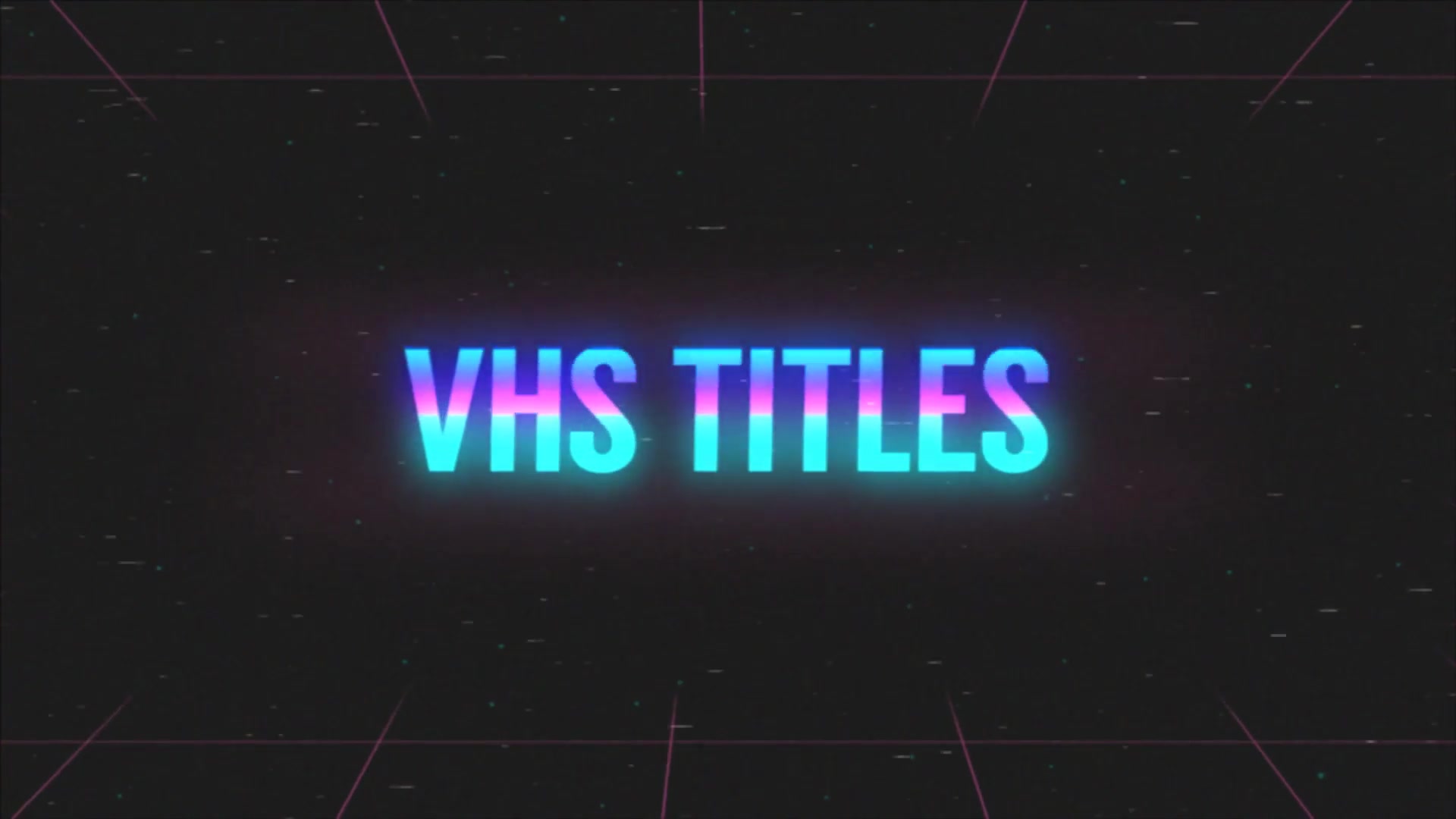 5 VHS Title Opener Pack 2 - Download Videohive 19074187