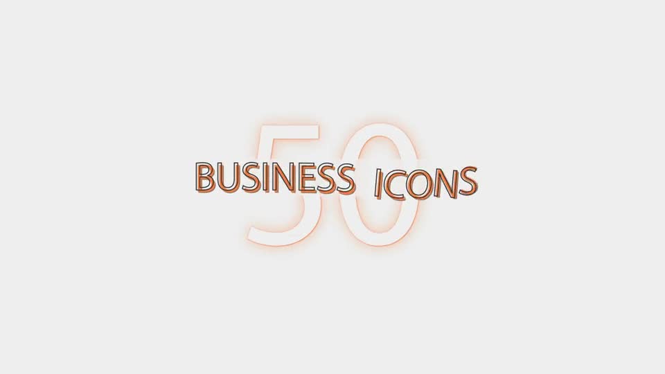 50 Animated Business Icons Videohive 20175322 After Effects Image 1