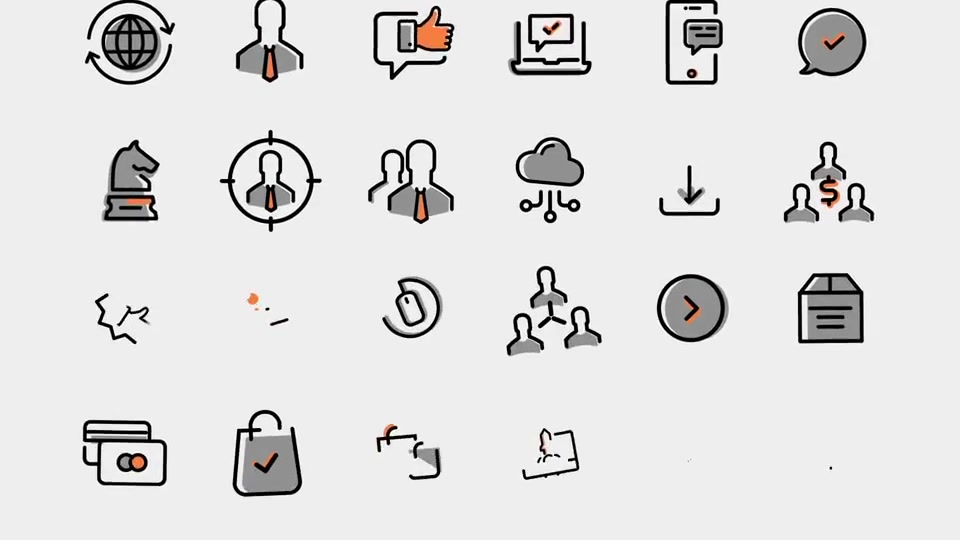 50 Animated Business Icons Videohive 20175322 After Effects Image 5