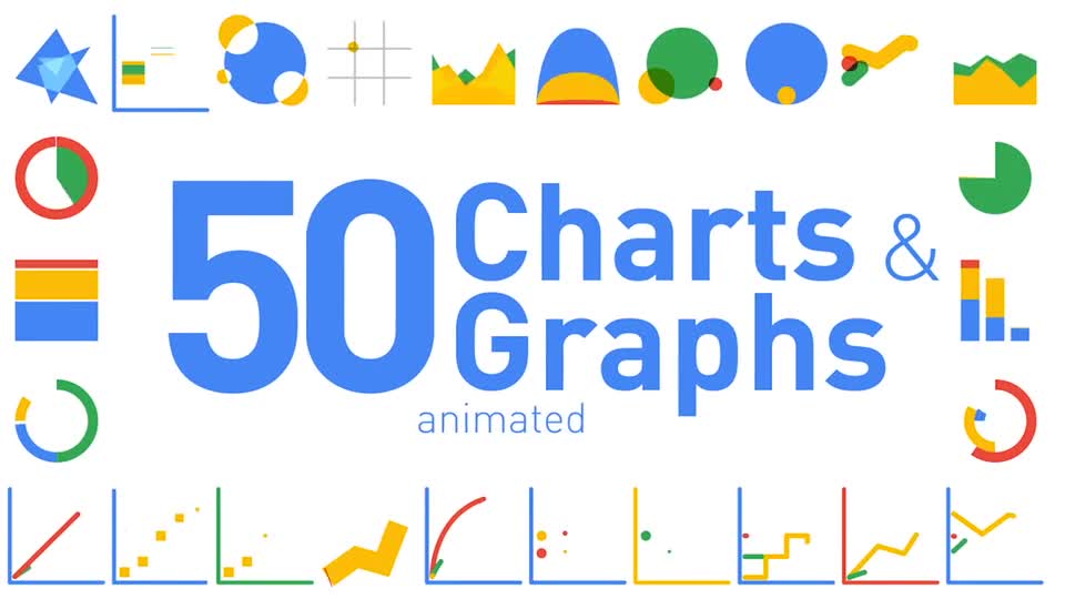50 Animated Charts & Graphs - Download Videohive 17600903