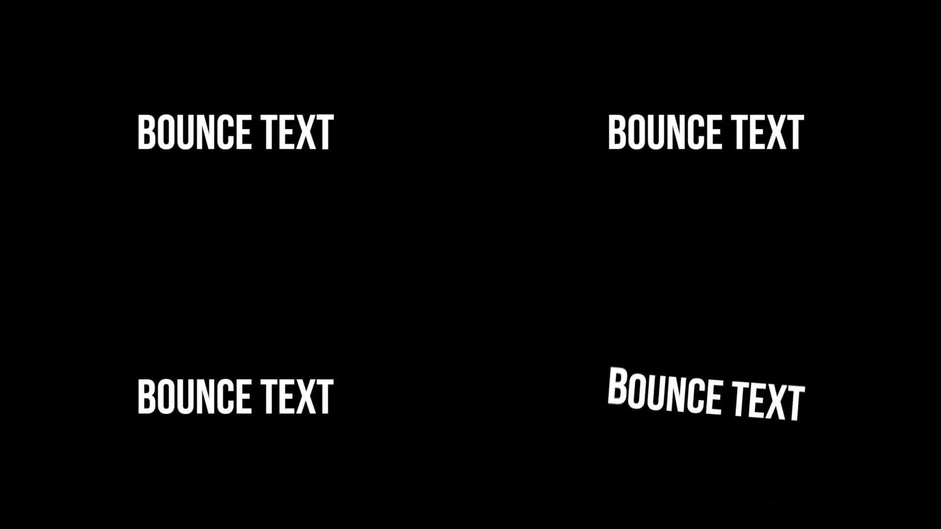 50+ Bounce Text Animations Videohive 33123796 Apple Motion Image 8