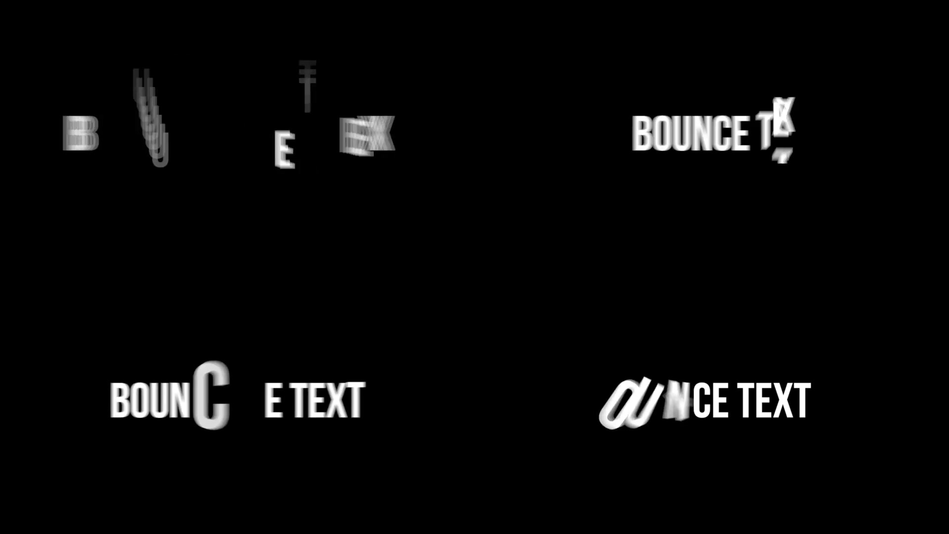50+ Bounce Text Animations Videohive 33123796 Apple Motion Image 9