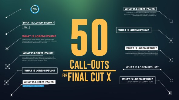 50 Call Outs Pack - Download Videohive 14531447