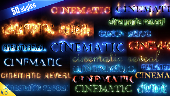 50 Cinematic Text Styles - Download Videohive 16993384