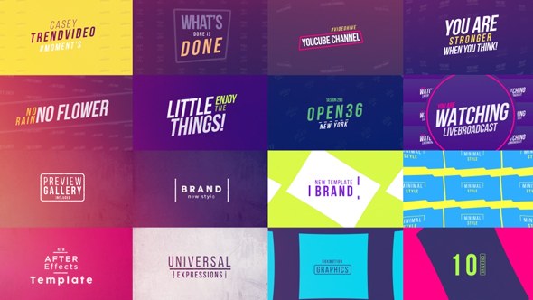 50 Creative Titles - Download Videohive 19718046