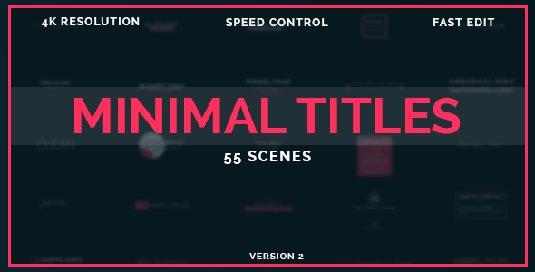 50 Minimal Titles - Download Videohive 18933067