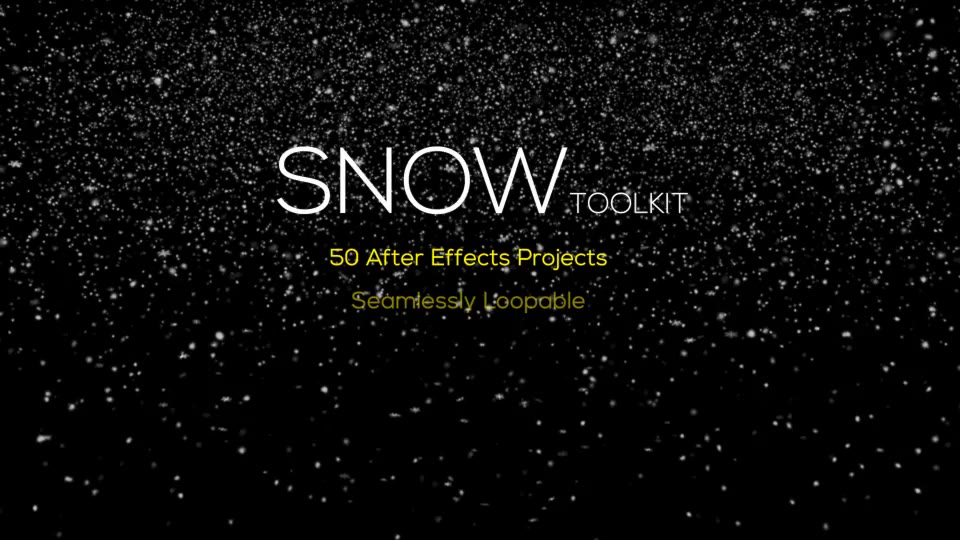 50 Realistic Snow Falls Project Pack Videohive 29151895 After Effects Image 2